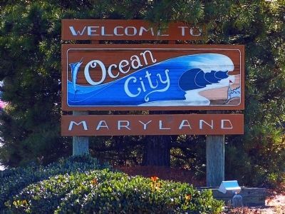 Welcome to Ocean City image. Click for full size.