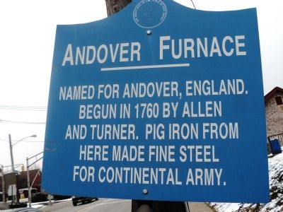Andover Furnace Marker image. Click for full size.