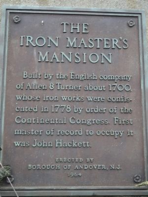 The Iron Master’s Mansion Marker. Click for full size. The Iron Master’s Mansion Marker image. Click for full size.
