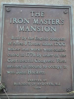 The Iron Masters Mansion Marker image. Click for full size.