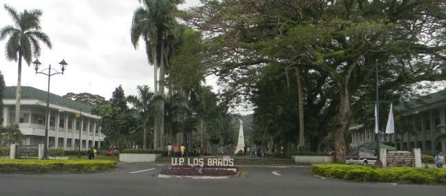 Carabao Park, at main entrance to UP Los Baos image. Click for full size.