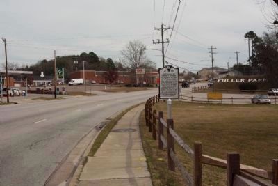 Red Hill At Turkey Creek Marker, looking east along Dunbarton Blvd (US 278 State Route 64) image. Click for full size.