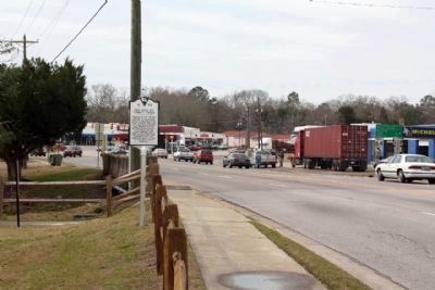Red Hill At Turkey Creek Marker looking west along Dunbarton Boulevard. Click for full size. Red Hill At Turkey Creek Marker looking west along Dunbarton Boulevard image. Click for full size.