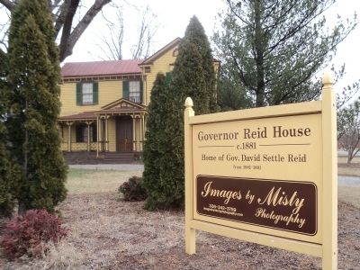 Governor Reid House Marker. Click for full size. Governor Reid House Marker image. Click for full size.
