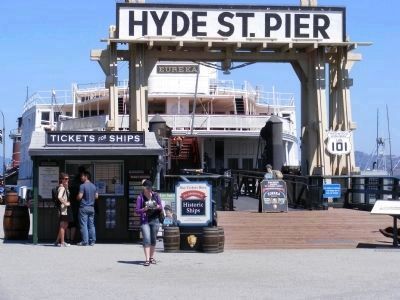 Hyde Street Pier. Click for full size. Hyde Street Pier image. Click for full size.