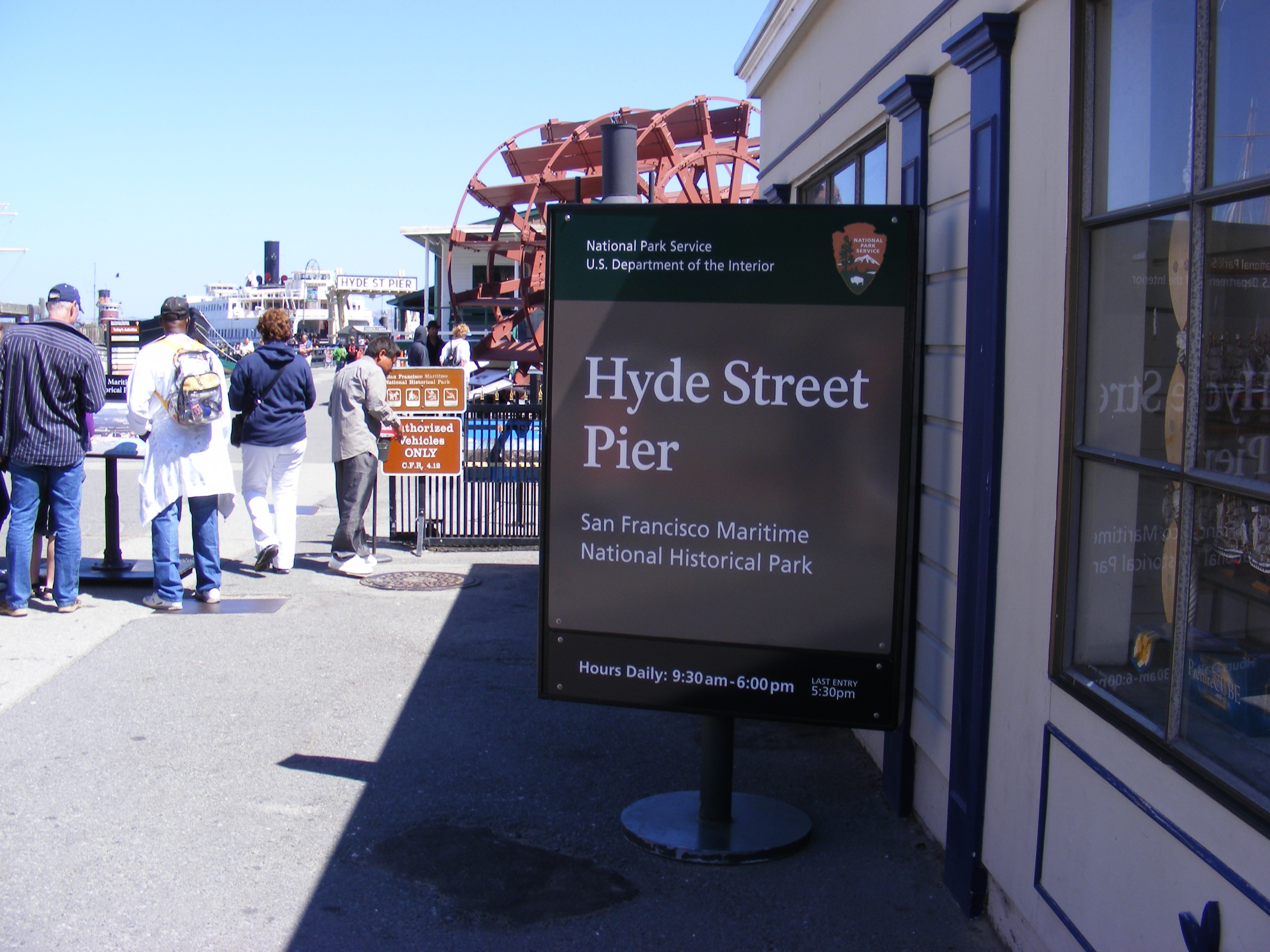 Hyde Street Pier Entrance
