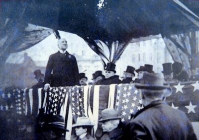McKinley at Logan Memorial Dedication image. Click for full size.