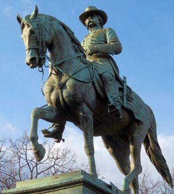 Franklin Simmons' Equestrian Statue of John A. Logan image. Click for full size.
