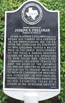 Joseph S. Cullinan image. Click for full size.