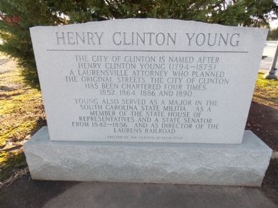 Henry Clinton Young Marker image. Click for full size.