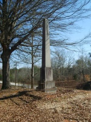 Colonel Benjamin Cleveland Monument<br>Northwest View image. Click for full size.