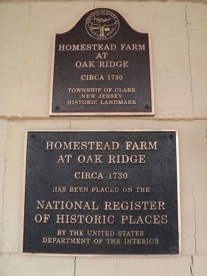 Homestead Farm at Oak Ridge Markers image. Click for full size.