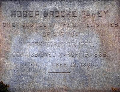 Roger Brooke Taney.. Click for full size. Roger Brooke Taney. image. Click for full size.