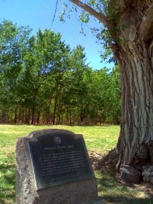Burgess' Water Hole Marker. Click for full size. Burgess' Water Hole Marker image. Click for full size.
