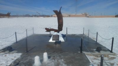 Twin Towers made of Alpine snow at Alpine Station 9/11 Memorial.. Click for full size. Twin Towers made of Alpine snow at Alpine Station 9/11 Memorial. image. Click for full size.