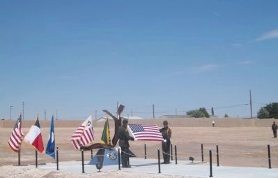 Dedicated to the men and women who perished on September 11th, 2001 Marker. Click for full size. Dedicated to the men and women who perished on September 11th, 2001 Marker image. Click for full size.