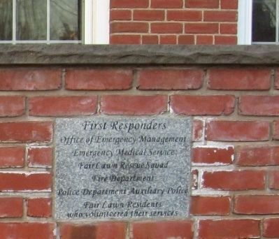 First Responders (adjacent marker). Click for full size. First Responders (adjacent marker) image. Click for full size.
