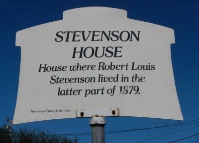 Stevenson House Marker image. Click for full size.