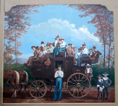 Stagecoach Mural. Click for full size. Stagecoach Mural image. Click for full size.