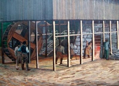 Hanging Rock Region Mural Detail. Click for full size. Hanging Rock Region Mural Detail image. Click for full size.