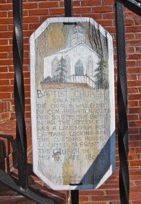 First Baptist Church of Port Jefferson Marker image. Click for full size.