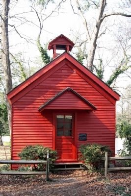 The One Room Schoolhouse with Marker and added stoop and belfry, as mentioned image. Click for full size.