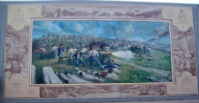 Civil War Mural image. Click for full size.
