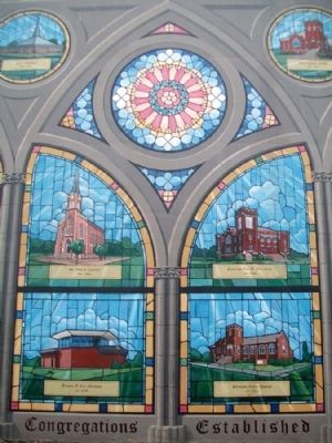 Early Churches Mural Detail image. Click for full size.
