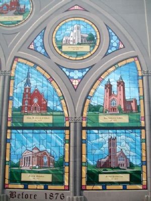 Early Churches Mural Detail image. Click for full size.