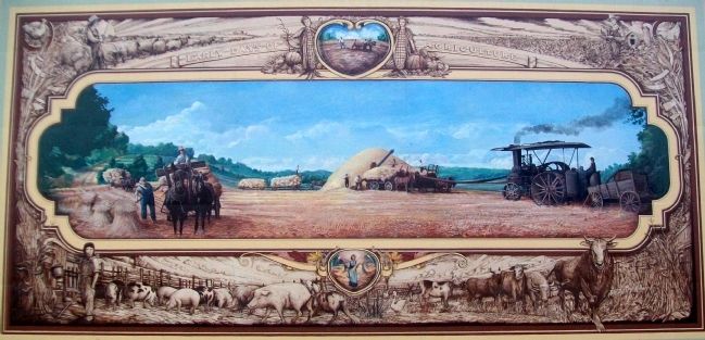 Early Agriculture Mural image. Click for full size.