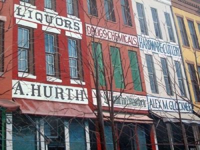 Market Square Mural Detail image. Click for full size.