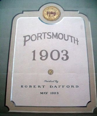 Portsmouth, 1903 Mural Detail image. Click for full size.