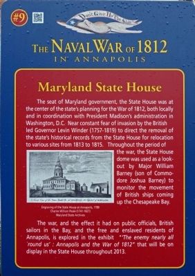 Maryland State House Marker image. Click for full size.