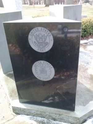 US Army and US Air Force markers image. Click for full size.