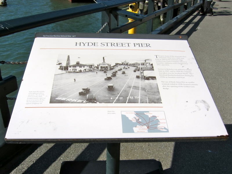 Hyde Street Pier Marker