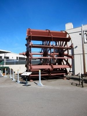Petaluma's Sternwheel and Marker. Click for full size. Petaluma's Sternwheel and Marker image. Click for full size.