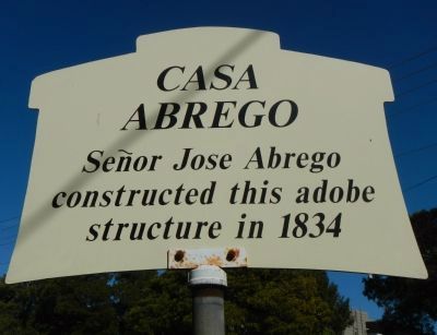 Casa Abrego Marker image. Click for full size.