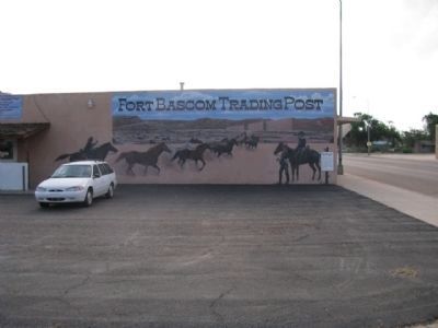 Fort Bascom Marker image. Click for full size.