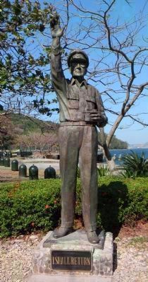 "I Shall Return!": the nearby statue of Gen. Douglas MacArthur, commemorating his escape to. Click for full size. "I Shall Return!": the nearby statue of Gen. Douglas MacArthur, commemorating his escape to image. Click for full size.