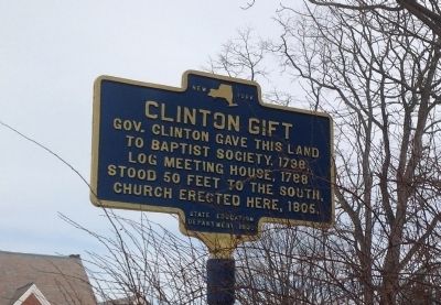 Clinton Gift Marker. Click for full size. Clinton Gift Marker image. Click for full size.