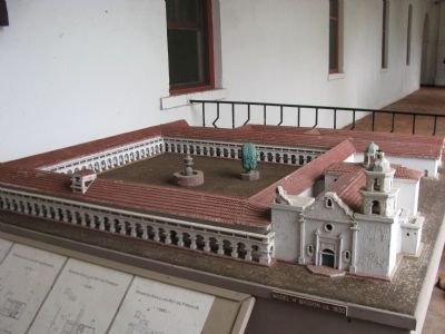 Mission San Lus Rey Model circa 1830 image. Click for full size.