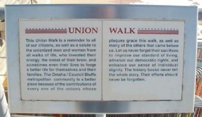 Union Walk Marker image. Click for full size.
