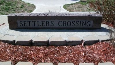 Settler Crossing Park Marker image. Click for full size.