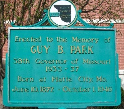 Guy B. Park Marker. Click for full size. Guy B. Park Marker image. Click for full size.