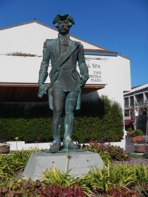 Statue of Captain Don Gaspar de Portola image. Click for full size.