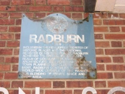 Radburn Marker image. Click for full size.