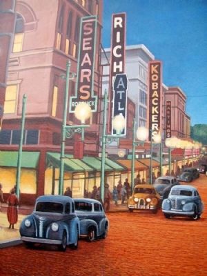 Chillicothe Street, 1940's Mural Detail image. Click for full size.