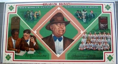Branch Rickey Mural image. Click for full size.