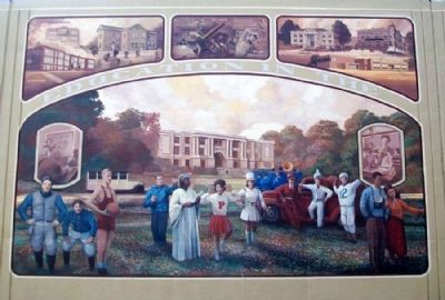 Progress In Education Mural. Click for full size. Progress In Education Mural image. Click for full size.