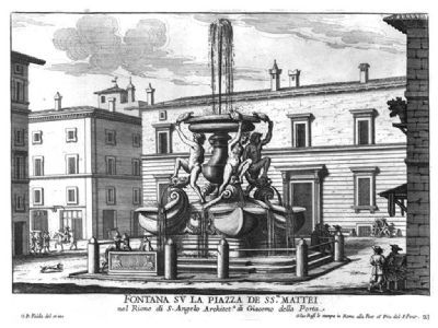 Fountain of the Tortoises (<i>Fontane delle Tartarughe</i>), Rome image. Click for full size.